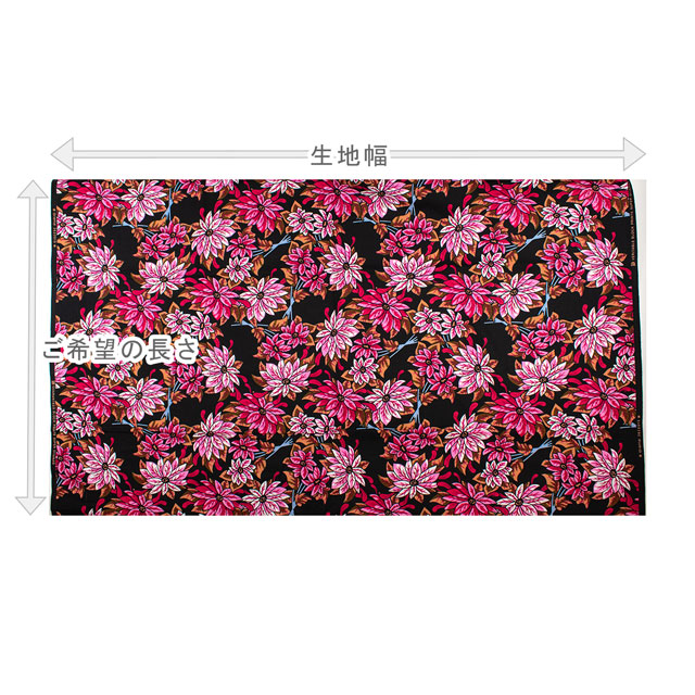 生地 アフリカ布 キテンゲ 25SS 10.ピンク 09Ae99_