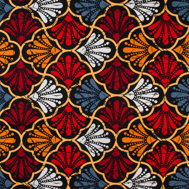 生地 アフリカ布 キテンゲ 25SS 18.マルチ 09Ae99_