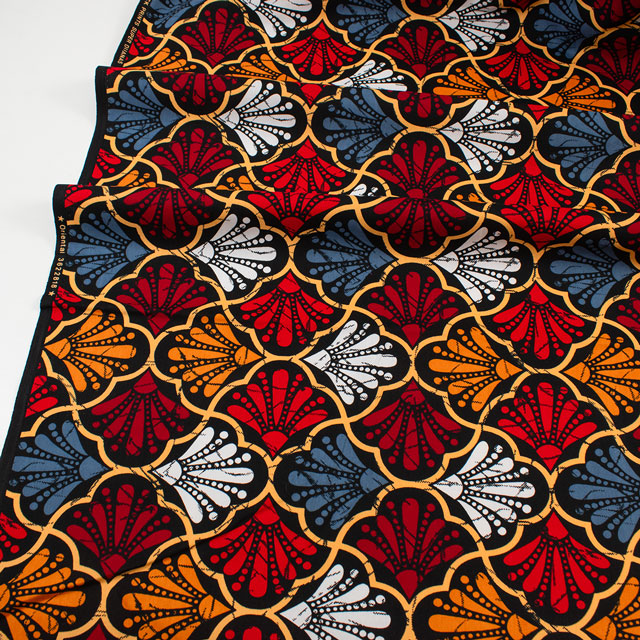 生地 アフリカ布 キテンゲ 25SS 18.マルチ 09Ae99_