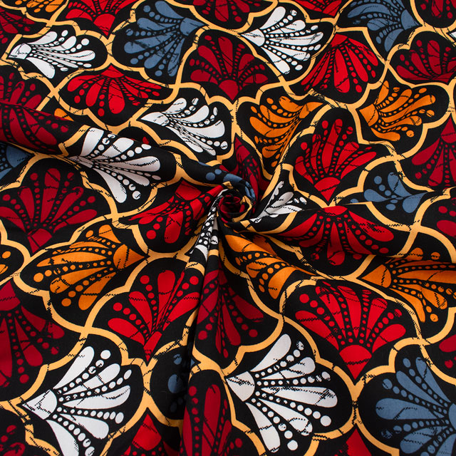 生地 アフリカ布 キテンゲ 25SS 18.マルチ 09Ae99_