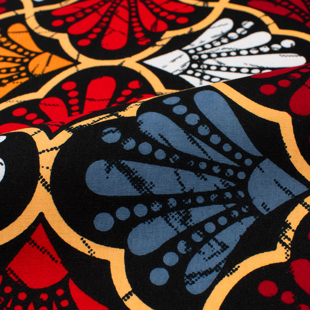 生地 アフリカ布 キテンゲ 25SS 18.マルチ 09Ae99_