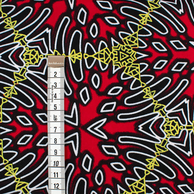 生地 アフリカ布 キテンゲ 25SS 21.レッド 09Ae99_