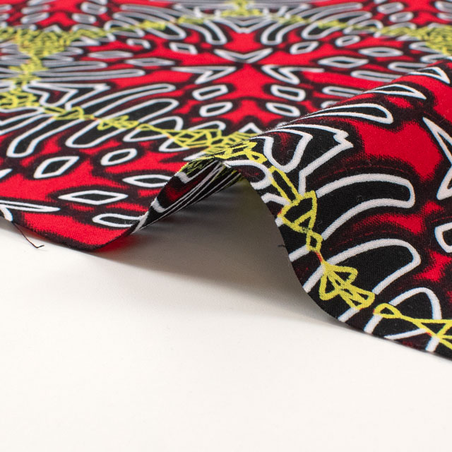 生地 アフリカ布 キテンゲ 25SS 21.レッド 09Ae99_