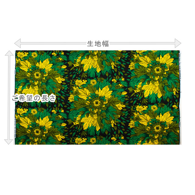 生地 アフリカ布 キテンゲ 25SS 27.グリーン 09Ae99_