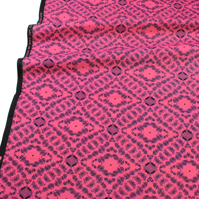 生地 アフリカ布 キテンゲ 25SS 28.ピンク 09Ae99_