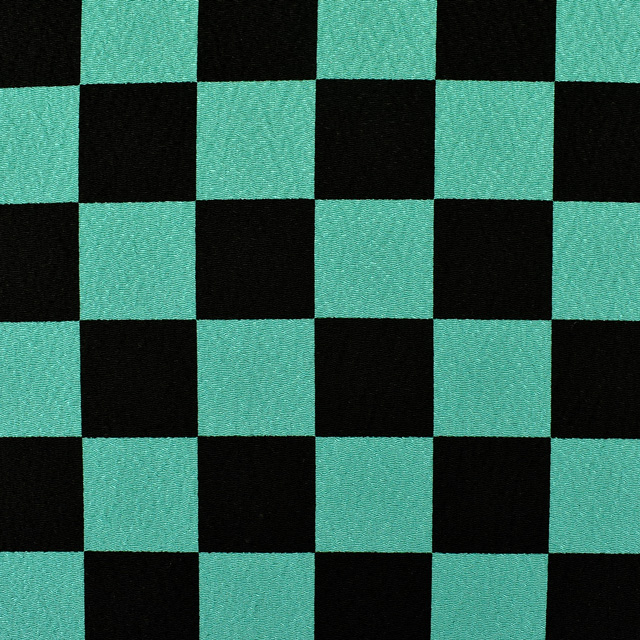 生地 二越ちりめん 大市松 （KKP3338） 色番GR 09Bj21_