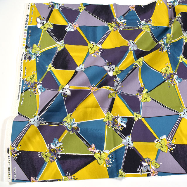 生地 みすゞうた 露 /綿麻キャンバス(KMCSK) 36A.かものは 99Zz99_