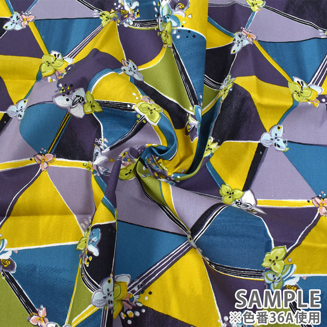 生地 みすゞうた 露 /綿麻キャンバス(KMCSK) 36A.かものは 99Zz99_