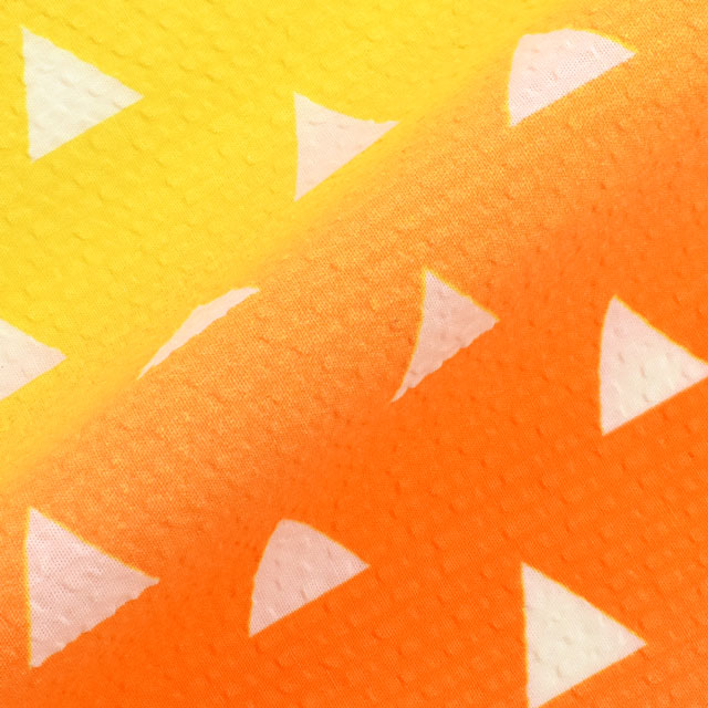 生地 和風リップルプリント 鱗(KMR-04) イエロー 99Zz99_