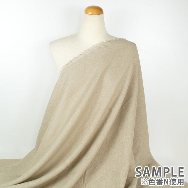 生地 スタンダードリネン(KOF-01N) N.ナチュラル 09Cu44_