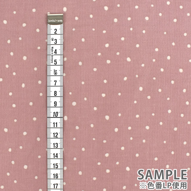 生地 Daily 細コールドットプリント(KOF-45) BK.ブラック 09Bl24_