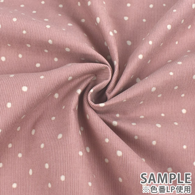 生地 Daily 細コールドットプリント(KOF-45) BK.ブラック 09Bl24_