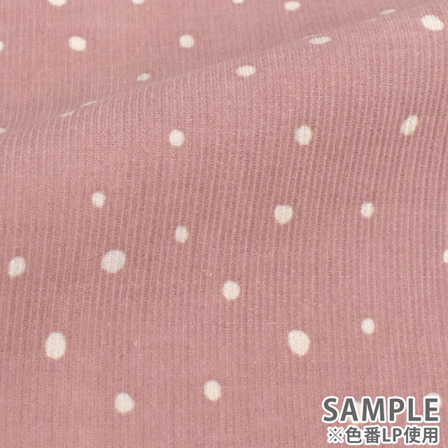 生地 Daily 細コールドットプリント(KOF-45) BK.ブラック 09Bl24_