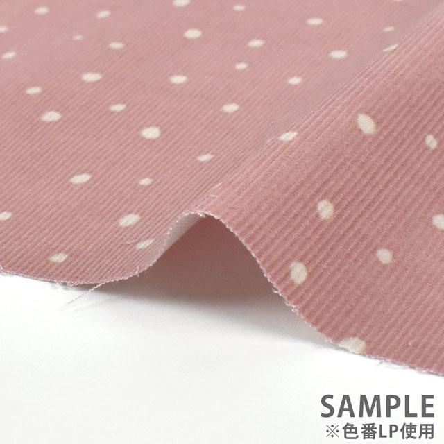 生地 Daily 細コールドットプリント(KOF-45) BK.ブラック 09Bl24_