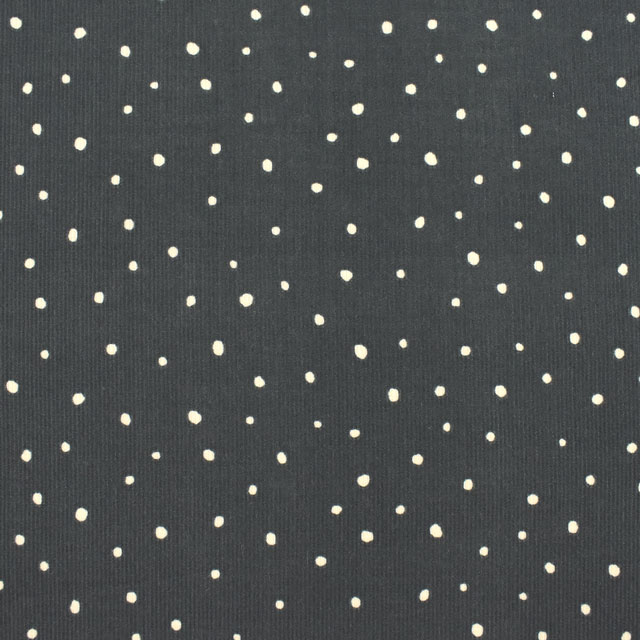 生地 Daily 細コールドットプリント(KOF-45) BK.ブラック 09Bl24_