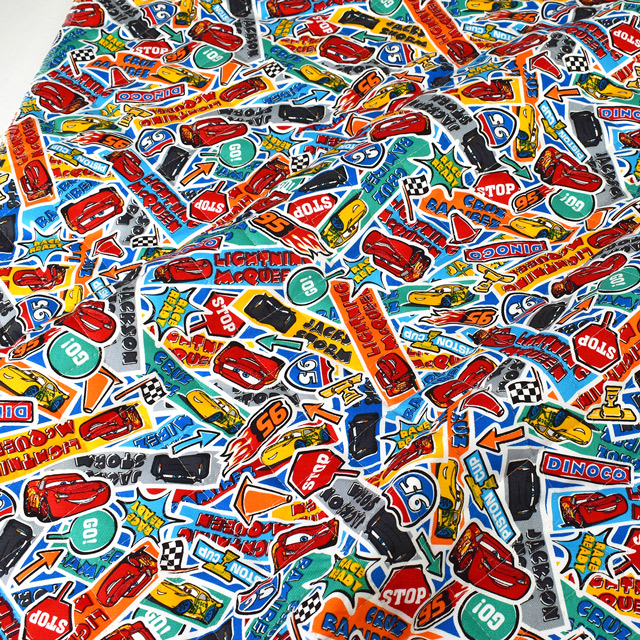 生地 BTS カーズ/キルティング(GRQ-1085) 1A.マルチカラー 99Zz99_