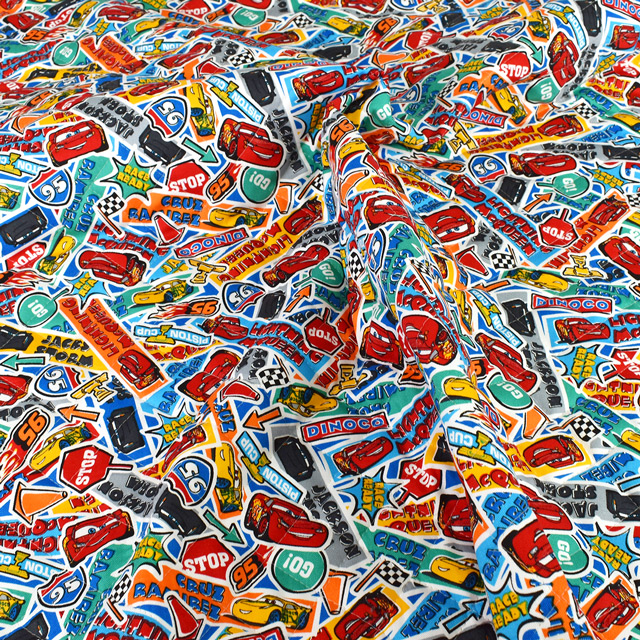 生地 BTS カーズ/キルティング(GRQ-1085) 1A.マルチカラー 99Zz99_