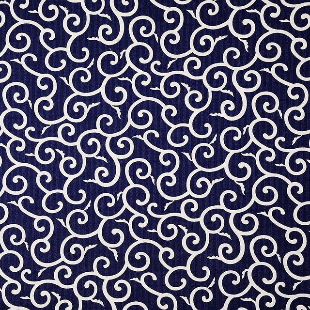 B.紺色地×生成ライン