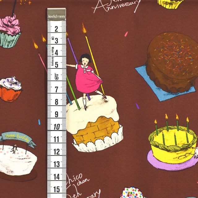 カットクロス Kurahashi Rei くらはしれい Kurahashi Rei×チコちゃん Welcome to my party!/オックス(CKRF) 145cm×50cm 色番01 99Zz99j