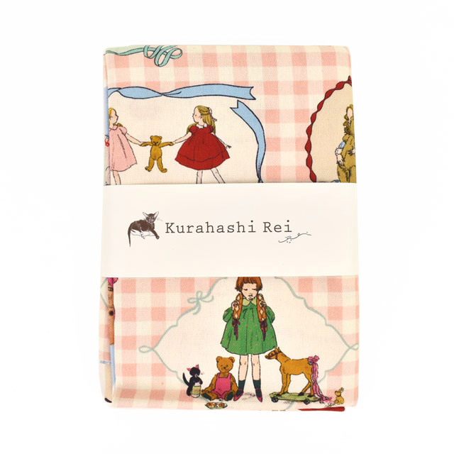 カットクロス Kurahashi Rei くらはしれい Wrapping Bears/オックス(KRF) 145cm×50cm 色番15 99Zz99j