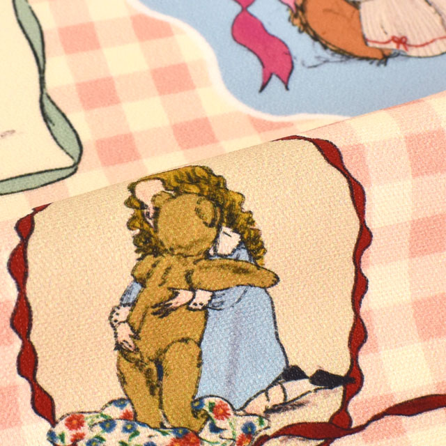 カットクロス Kurahashi Rei くらはしれい Wrapping Bears/オックス(KRF) 145cm×50cm 色番15 99Zz99j