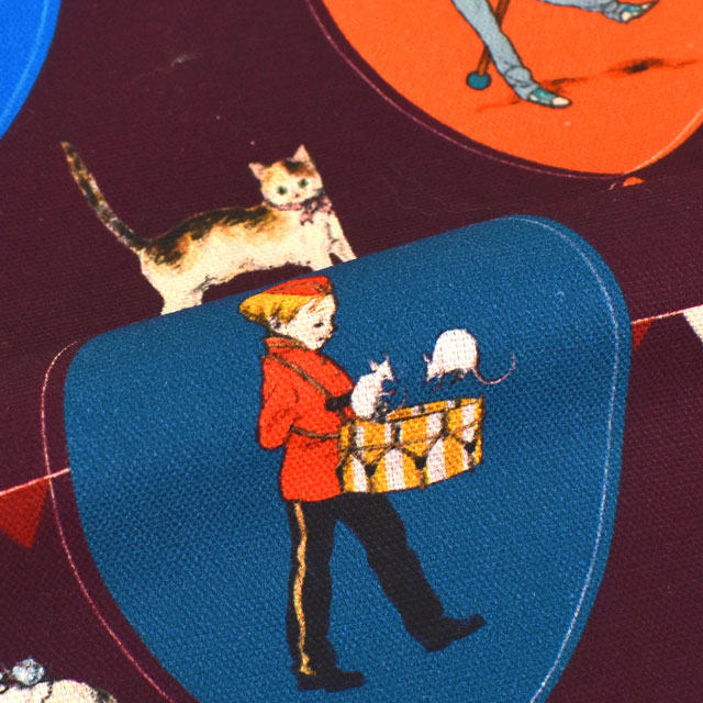 カットクロス Kurahashi Rei くらはしれい 真夜中のサーカス/オックス(KRF) 145cm×50cm 色番16 99Zz99j