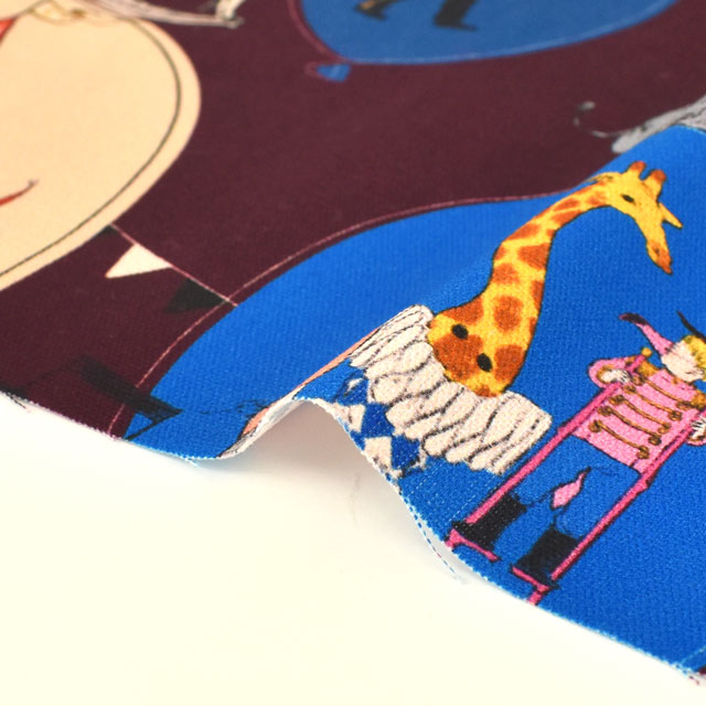 カットクロス Kurahashi Rei くらはしれい 真夜中のサーカス/オックス(KRF) 145cm×50cm 色番16 99Zz99j