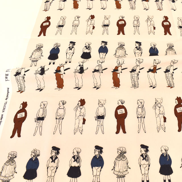 カットクロス Kurahashi Rei くらはしれい Hello, My Friends/オックス(KRF) 145cm×50cm 色番17 99Zz99j