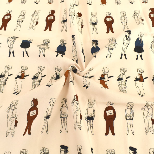 カットクロス Kurahashi Rei くらはしれい Hello, My Friends/オックス(KRF) 145cm×50cm 色番17 99Zz99j