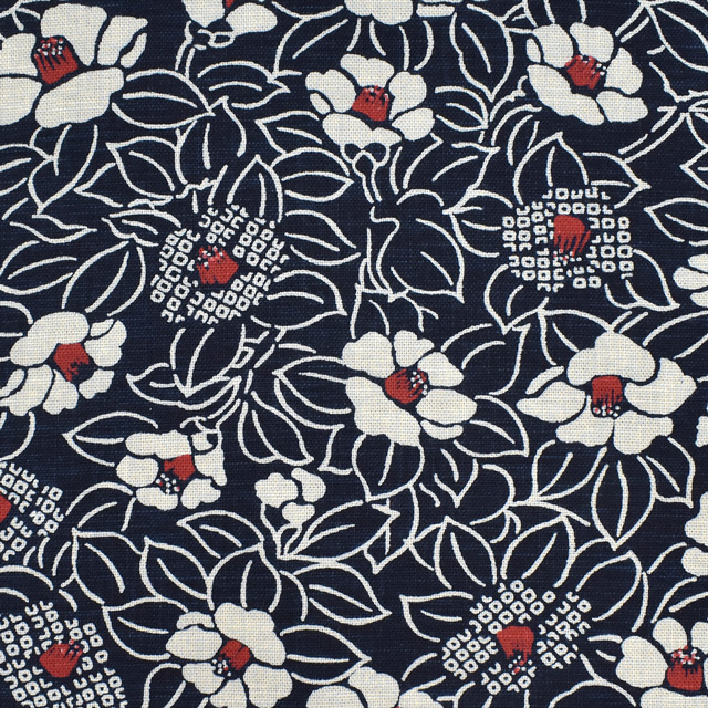 生地 和調モーリークロス（KW7750） 7A.椿 09Ag17_