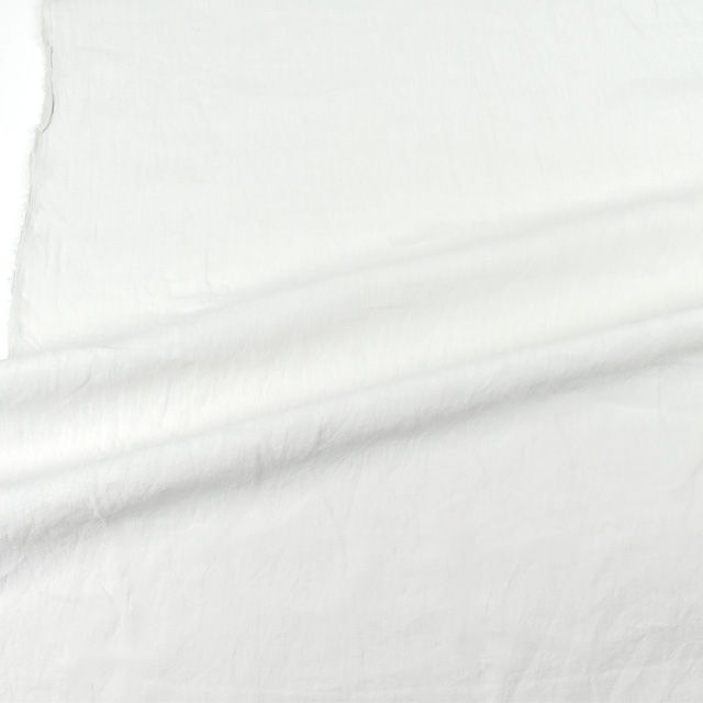 生地 60リネン 天日干しワッシャー (L6600) SW.蛍光晒 09Cu44_