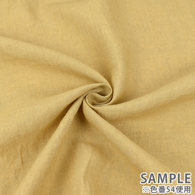 生地 60リネン 天日干しワッシャー (L6600) 54.ブロンド 09Cu44_
