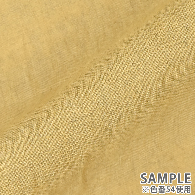 生地 60リネン 天日干しワッシャー (L6600) 54.ブロンド 09Cu44_