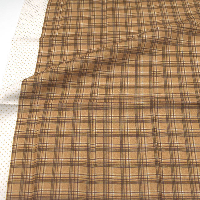 カットクロス ラシックドール タータンチェック ミニカットクロス/シーチング(LCDF-05MC) BE.ベージュ 06Ab99_