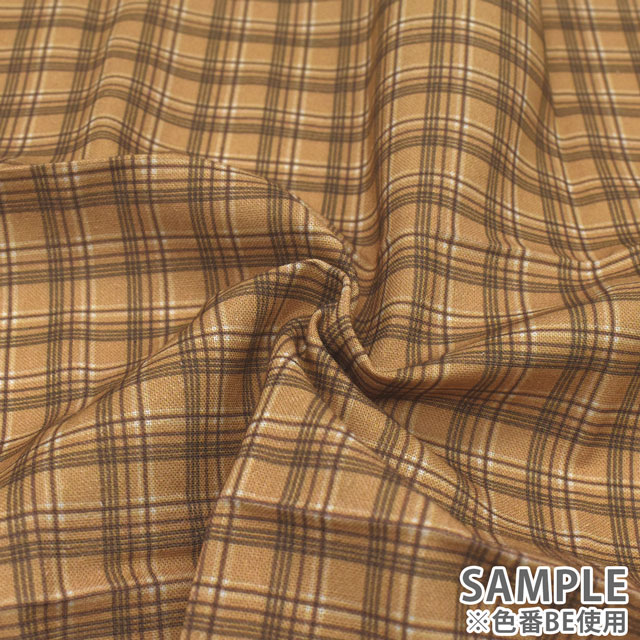 カットクロス ラシックドール タータンチェック ミニカットクロス/シーチング(LCDF-05MC) BE.ベージュ 06Ab99_