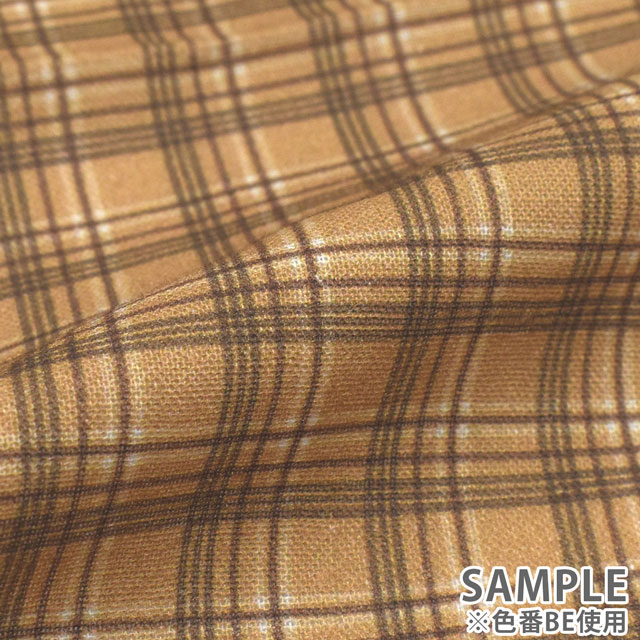 カットクロス ラシックドール タータンチェック ミニカットクロス/シーチング(LCDF-05MC) BE.ベージュ 06Ab99_