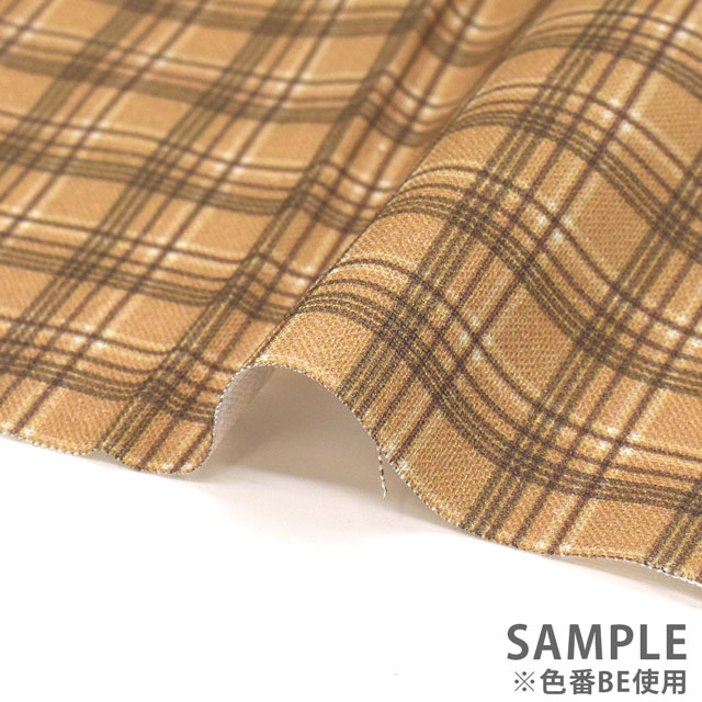 カットクロス ラシックドール タータンチェック ミニカットクロス/シーチング(LCDF-05MC) BE.ベージュ 06Ab99_