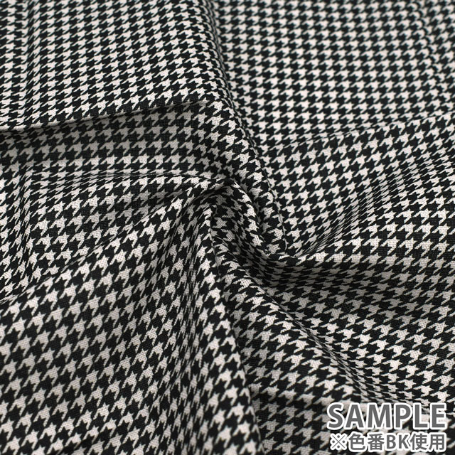 カットクロス ラシックドール 千鳥 ミニカットクロス/シーチング(LCDF-06MC) BK.ブラック 06Ab99_