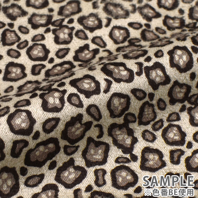 カットクロス ラシックドール レオパード ミニカットクロス/ニット(LCDF-07MC) BE.ベージュ 06Ab99_
