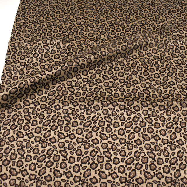 カットクロス ラシックドール レオパード ミニカットクロス/ニット(LCDF-07MC) BR.ブラウン 06Ab99_