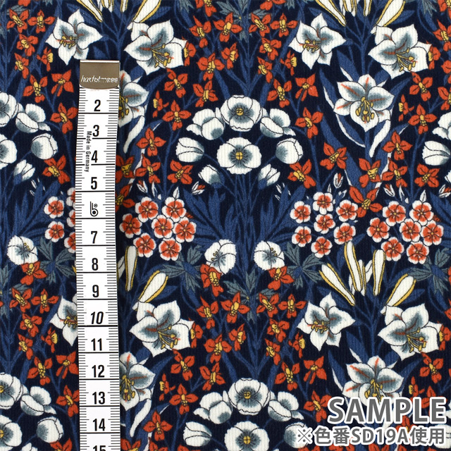 生地 LIBERTY FABRICS リバティ・ファブリックス コーデュロイ 2019AW Mountain Promrose(19-3639207) SD19B 99Zz99j