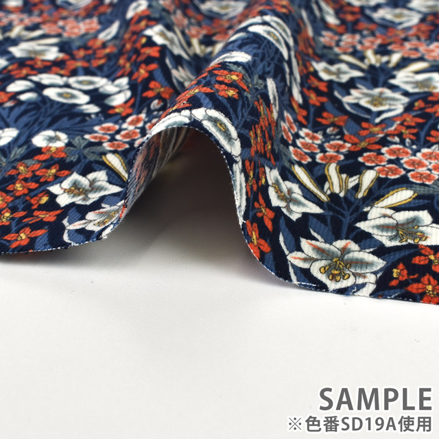 生地 LIBERTY FABRICS リバティ・ファブリックス コーデュロイ 2019AW Mountain Promrose(19-3639207) SD19B 99Zz99j