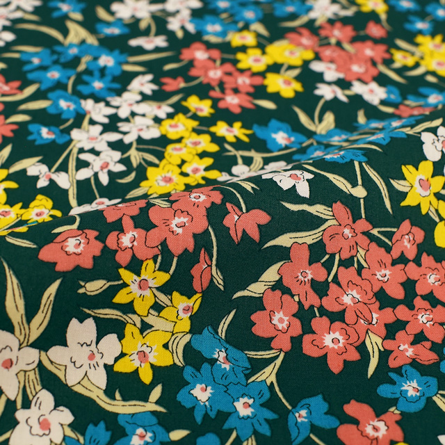 生地 LIBERTY FABRICS リバティ・ファブリックス タナローン 2021SS Sea Blossoms シー・ブロッサムズ(21-3631136) SD21C 09Ac03j
