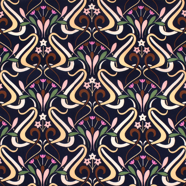 生地 LIBERTY FABRICS リバティ・ファブリックス タナローン 2021SS メモリーズ Lyra ライラ(DC31075) J21A 99Zz99j