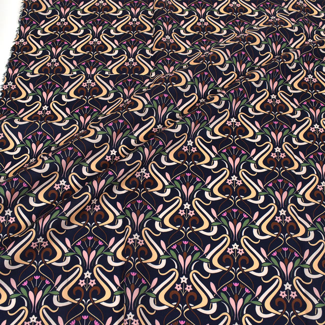 生地 LIBERTY FABRICS リバティ・ファブリックス タナローン 2021SS メモリーズ Lyra ライラ(DC31075) J21A 99Zz99j