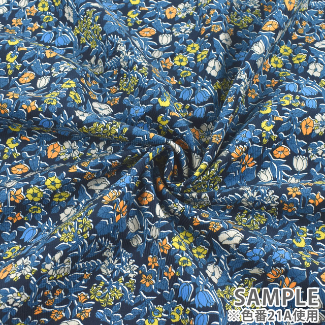生地 LIBERTY FABRICS リバティ・ファブリックス コーデュロイ 2021AW Alicia Bell(21-3631211L128) 21A 09Bl25j