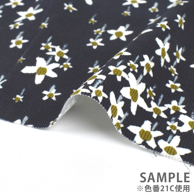 生地 LIBERTY FABRICS リバティ・ファブリックス コーデュロイ 2021AW Starry Night(21-3631239SP) 21B 09Bl25j