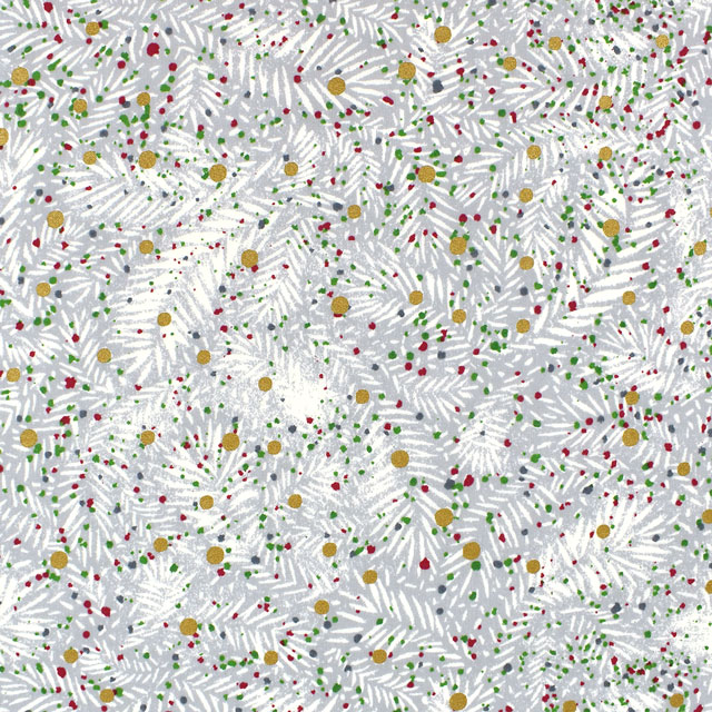 生地 LIBERTY FABRICS リバティ・ファブリックス タナローン 2021AW Brilliant Christmas Elizabeth Polka エリザベス・ポルカ(DC31688) J21C.グレー 99Zz99j