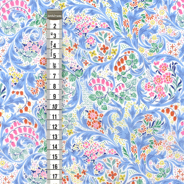 生地 LIBERTY FABRICS リバティ・ファブリックス タナローン 2022SS Sleeping Beauty スリーピング・ビューティ(22-3632114) 22CT.ブルー 99Zz99j