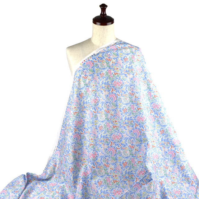 生地 LIBERTY FABRICS リバティ・ファブリックス タナローン 2022SS Sleeping Beauty スリーピング・ビューティ(22-3632114) 22CT.ブルー 99Zz99j